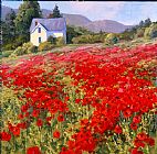 Famous Spring Paintings - Spring's Poppy Crop